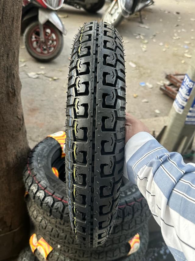 MiniGold TVS 3.75.12  (Tyre+Tube)